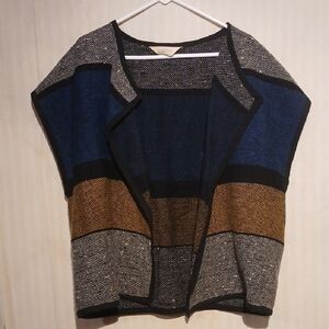 Chic Colorblock Women's Poncho